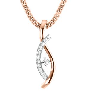 Gemma Round Diamond Office Wear Pendant